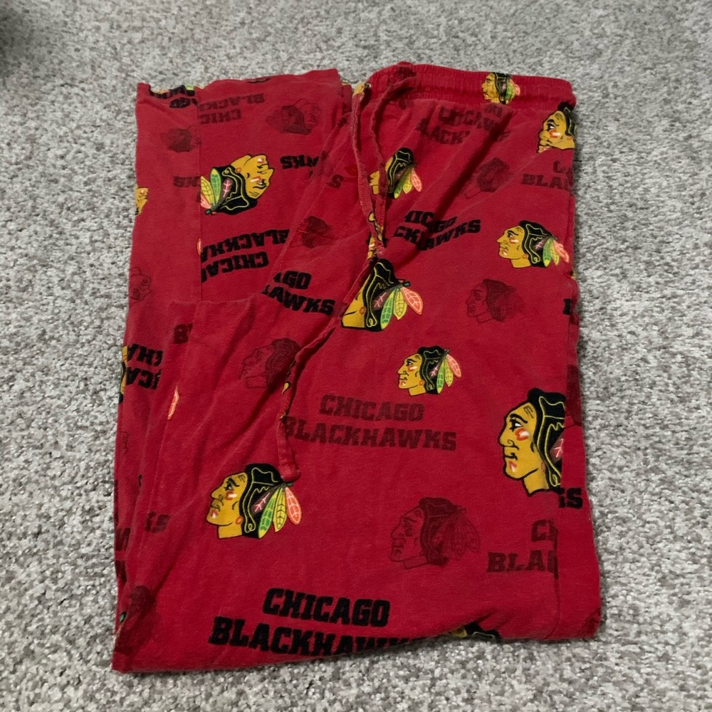 Men’s Chicago Blackhawk pajama pants